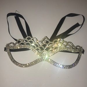 Masquerade rhinestone mask